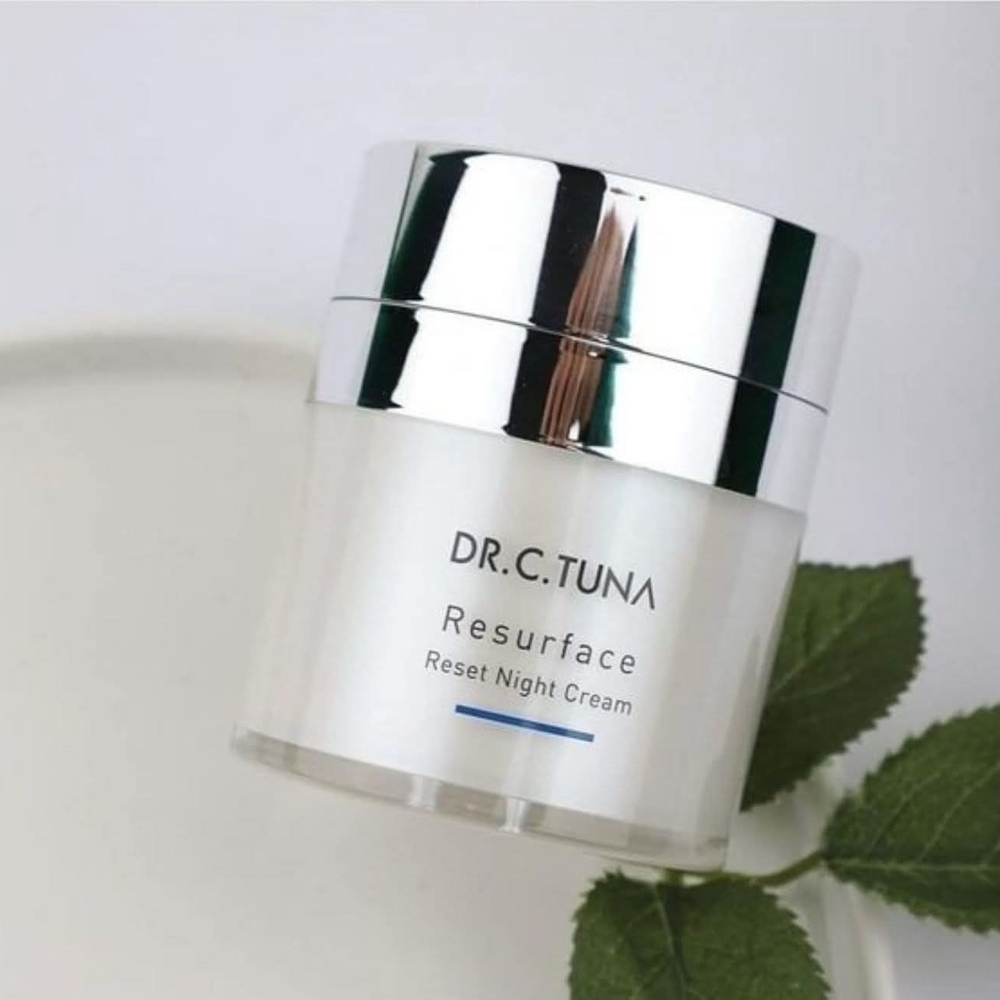 Farmasi Dr. C. Tuna Resurface Night Cream - White and Silver